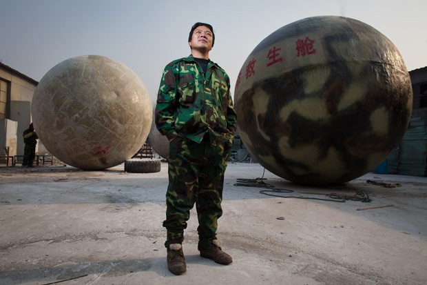 Chinês cria cápsula de sobrevivência para se proteger do fim do mundo