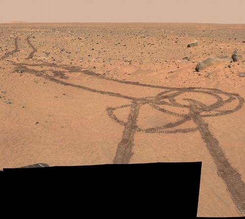 Robô da Nasa desenha “pênis” na superfície de Marte