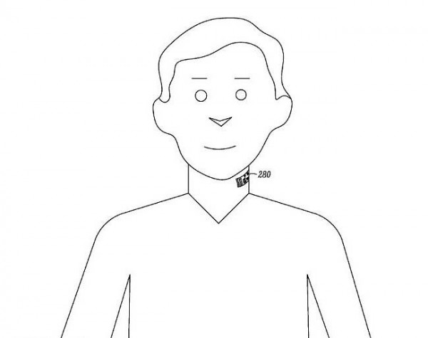 Google solicita patente de tatuagem no pescoço que funciona como microfone