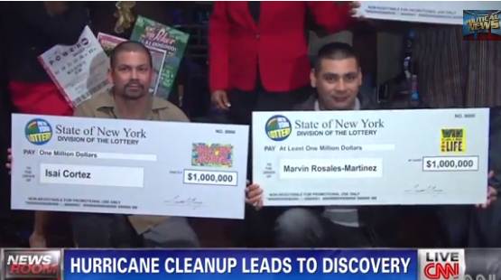 Homem encontra bilhete premiado de loteria enquanto fazia limpeza de furacão Sandy