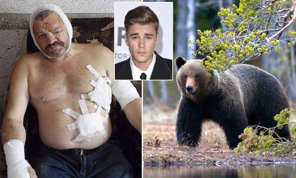 Música de Justin Bieber toca e espanta urso que atacava pescador