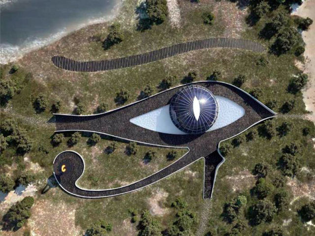 Modelo Naomi Campbell construirá mansão em forma de Olho de Hórus