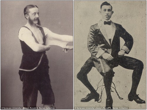 Fotos das principais atrações do “Circo dos Horrores” do século XIX