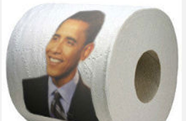 Papel higiênico com rosto de Obama causa demissão