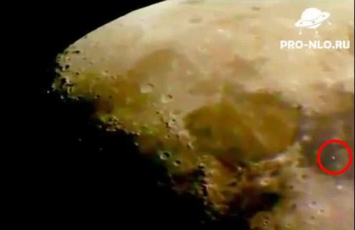 Vídeo mostra suposto disco voador na Lua