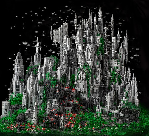 Maior artista de Lego do planeta cria cidade com 200 mil peças do brinquedo